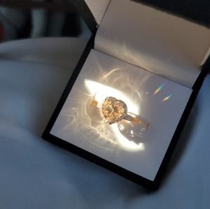 Morganite and Diamond Ring